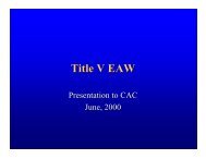 Title V EAW Presentation 6-00 - Flinthillscac.org