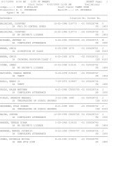 Municipal Court Docket for 04-20-09 - City of Sweeny, Texas