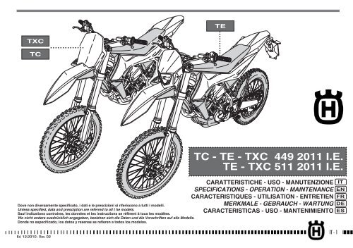 Manuale utente_Owner's manual_Manuel d ... - Husqvarna