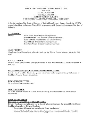 2011CPOAMinutes_files/7 June CPOA Special Meeting Minutes ...