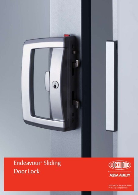 Endeavourâ¢ Sliding Door Lock - Joinery Hardware