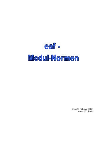 Modul-Normen - Eisenbahn Amateur