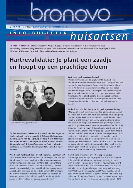 Hartrevalidatie - Bronovo Ziekenhuis