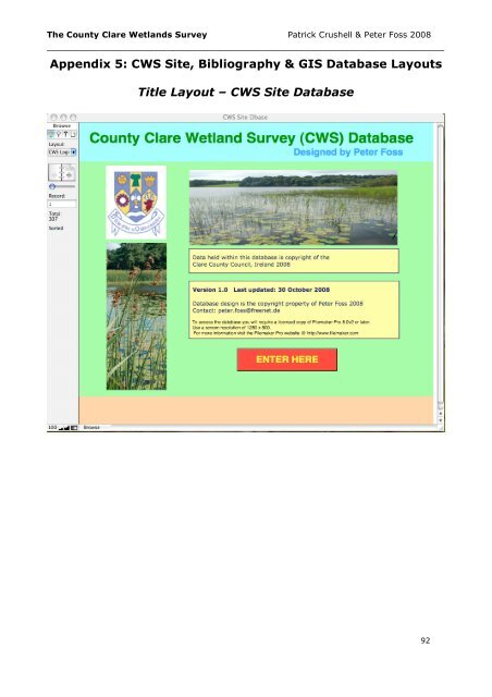 Report Cover Vol I - Clare County Library