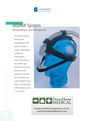 ADAM Circuit CPAP Mask Product Brochure (PDF) - Direct Home ...