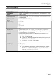 Stellenbeschreibung - Regio 13