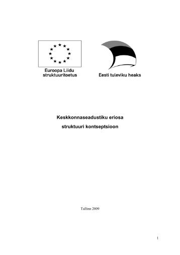 Eriosa struktuuri kontseptsioon 010609 - Justiitsministeerium