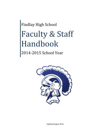 University Of Findlay Faculty Handbook 2015 University Of Findlay Faculty Handbook 2015