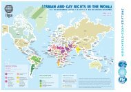 Weltkarte der ILGA - Hirschfeld-Eddy-Stiftung