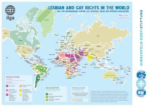 Weltkarte der ILGA - Hirschfeld-Eddy-Stiftung