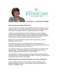 Lesley Blowers - ExtraCare Charitable Trust