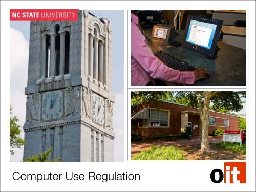 Computer Use Regulation - OIT Website - North Carolina State ...