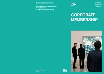 Become a Corporate Member at the NGV (116.7 KB PDF) - National ...