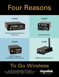 To Go Wireless - RF Neulink