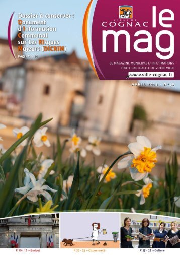 Cognac Mag avril-mai 2013 - Ville de Cognac