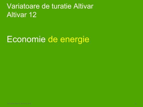 Variatoare de turatie Altivar - Schneider Electric