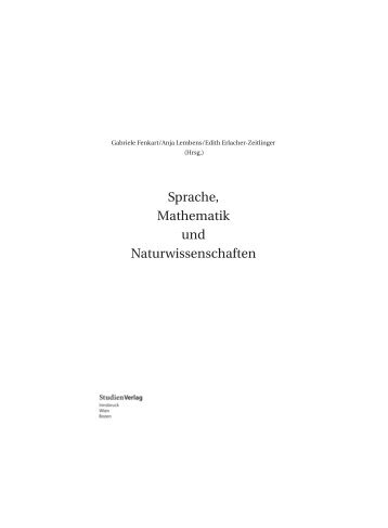 Sprache, Mathematik und Naturwissenschaften