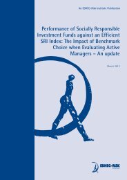 Performance of Socially Responsible Investment Funds against an ...