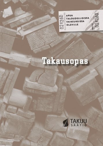 1 Takausopas - Kuluttajaliitto