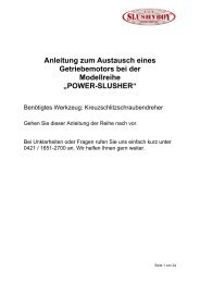 Anleitung zum Austausch eines Getriebemotors bei der Modellreihe ...