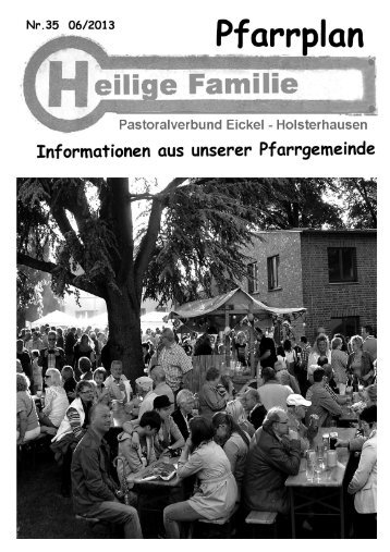 (PDF) Pfarrplan-35-Juni_2013 1 - Kirchengemeinde Heilige Familie ...