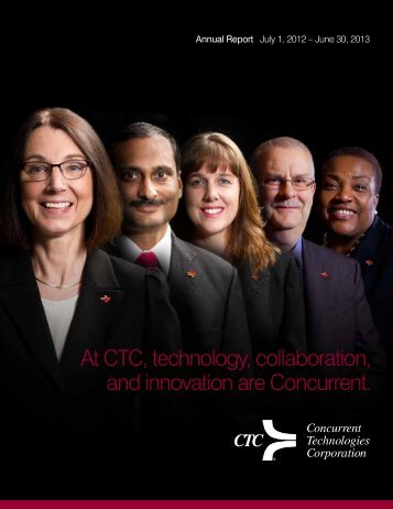 CTC Annual Report - Concurrent Technologies Corporation