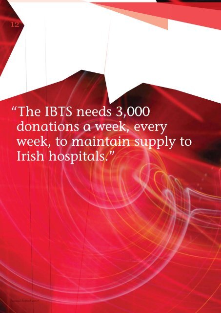 IBTS Annual Report 2007.pdf - Irish Blood Transfusion Service