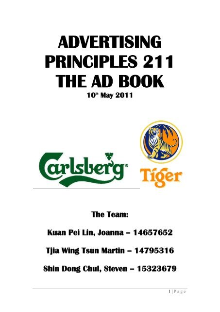 AD211 Carlsberg Ad Analysis - Strongerhead