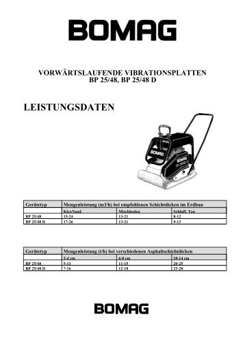 Technisches Datenblatt BP 18/45 Benzin und Diesel [PDF 639 KB]