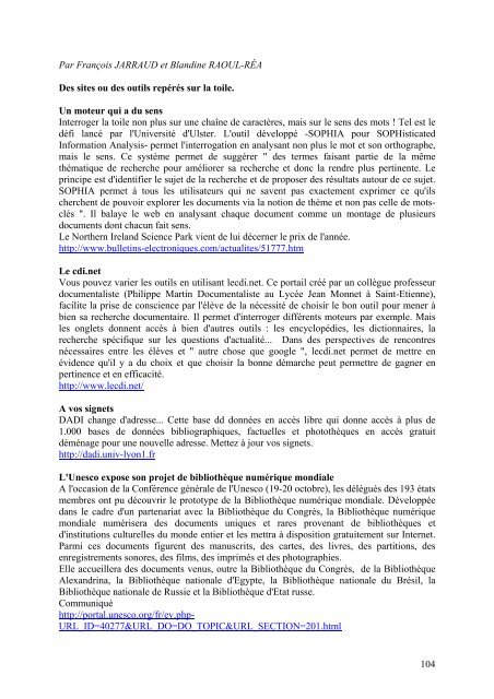 Le numÃ©ro intÃ©gral au format pdf (300 pages , 6 Mo) - CafÃ© ...