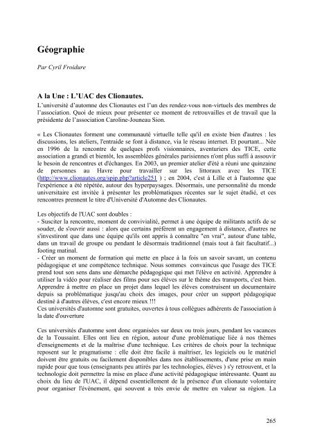 Le numÃ©ro intÃ©gral au format pdf (300 pages , 6 Mo) - CafÃ© ...