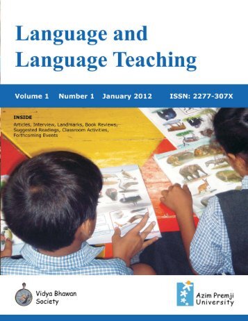 Language and Language Teaching - Azim Premji Foundation