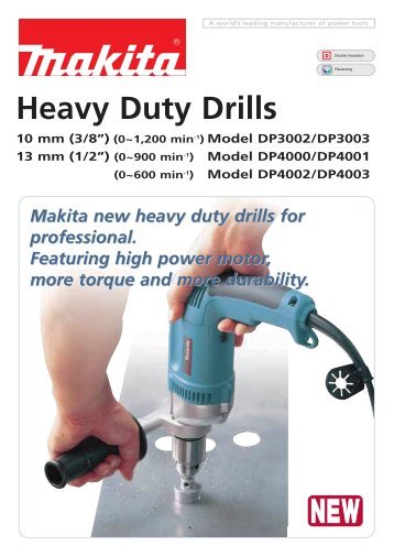 Heavy Duty Drills - Makita