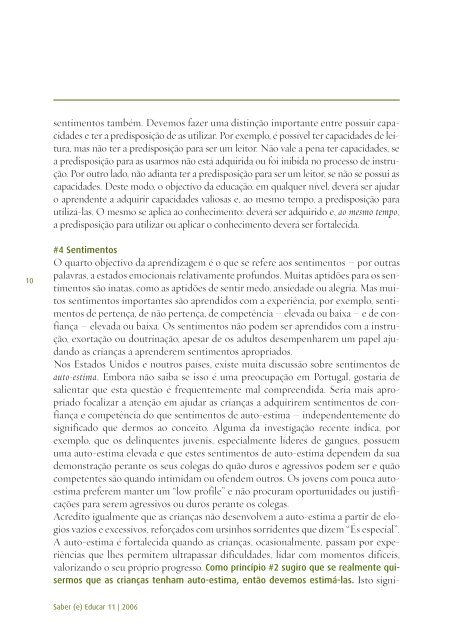 Perspectivas actuais sobre aprendizagem na infÃ¢ncia