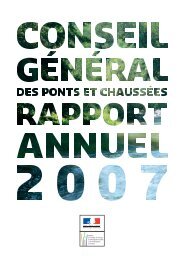 Le rapport annuel 2007 du CGEDD