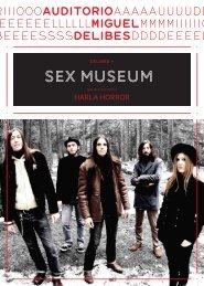 SEX MUSEUM - Blog del Auditorio Miguel Delibes