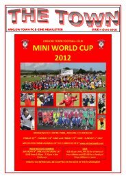 Arklow Town FC Newsletter