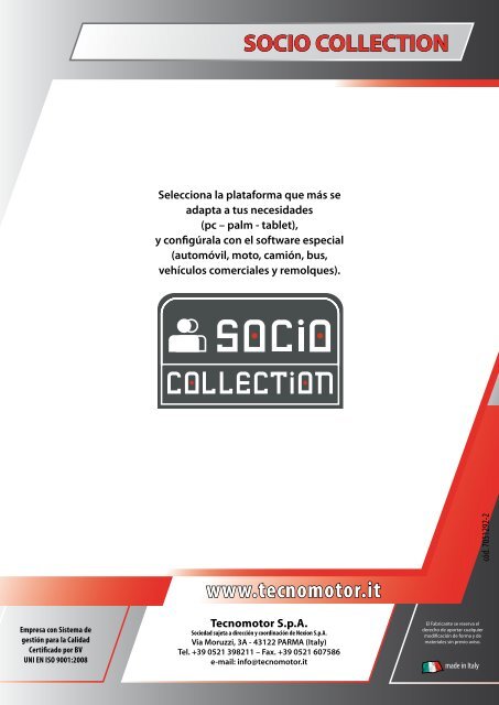 SOCIO COLLECTION - Tecnomotor
