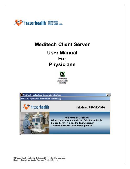 Meditech Charting Training