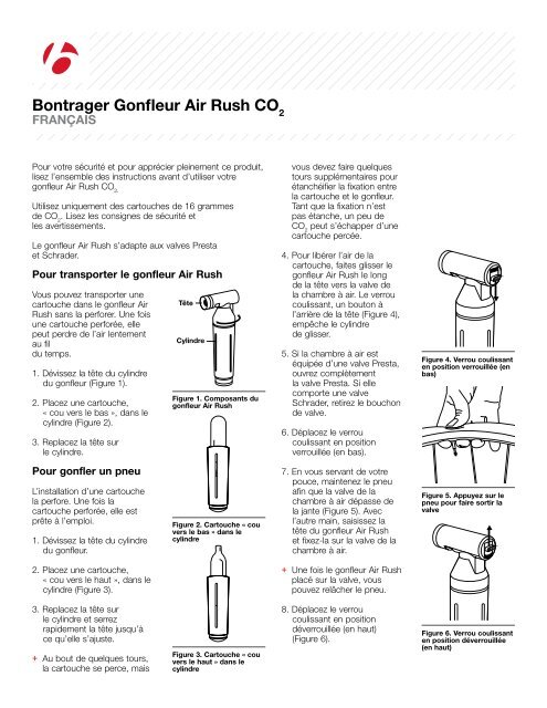 Bontrager Gonfleur Air Rush CO