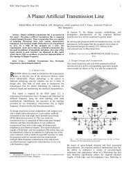 A Planer Artificial Transmission Line - Electrical Communication ...