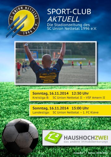 SPORT-CLUB AKTUELL - No. 7 (16.11.2014)