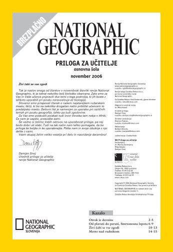 11-06 NGM PRILOGA 1.indd - National Geographic
