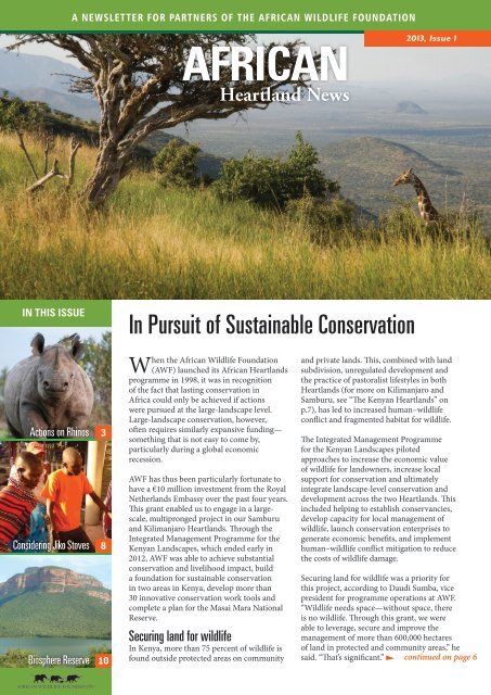 Download (English) - African Wildlife Foundation