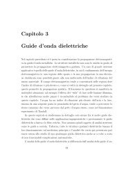 Capitolo 3 Guide d'onda dielettriche