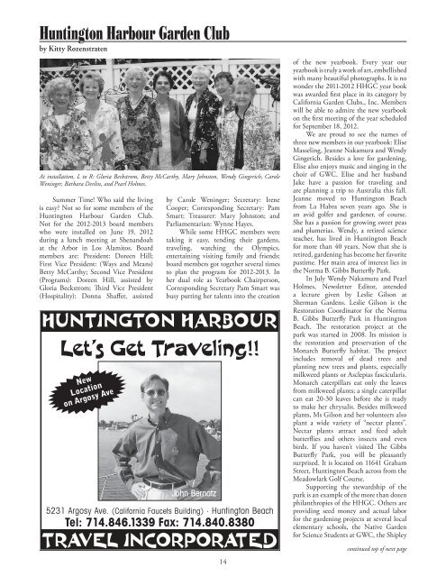 HL October 12.indd - Harbour Light Magazine