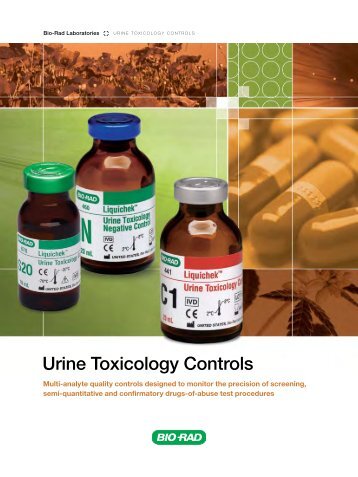 Urine Toxicology Controls - QCNet