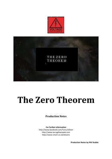The-Zero-Theorem-Production-Notes
