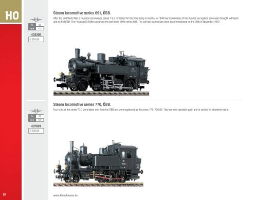 Steam locomotive - Fleischmann