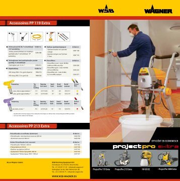 ProjectPro 119 Extra Airless op wagen brochure - Wagner